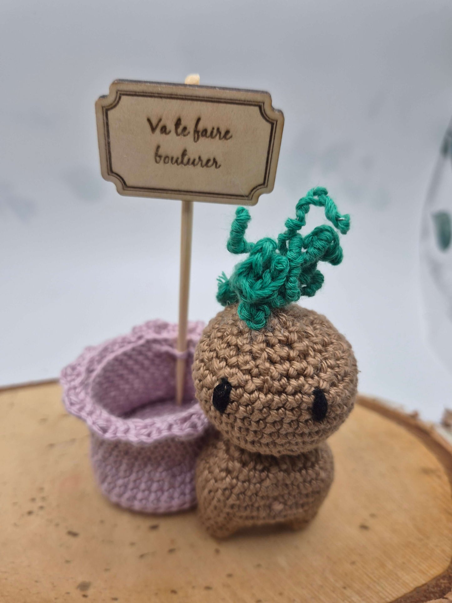 Amigurumi Mandragore "Va te faire bouturer"