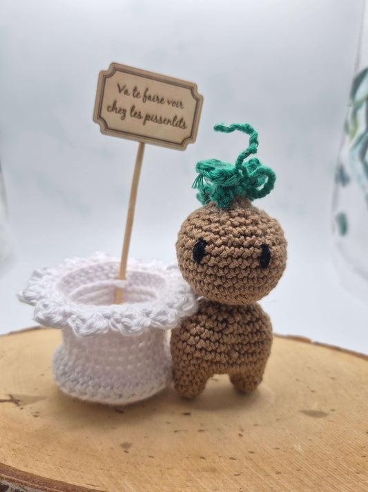 Amigurumi WC Humour Crochet Fait Main Astérix